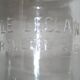Former "leclanché battery" glass jar