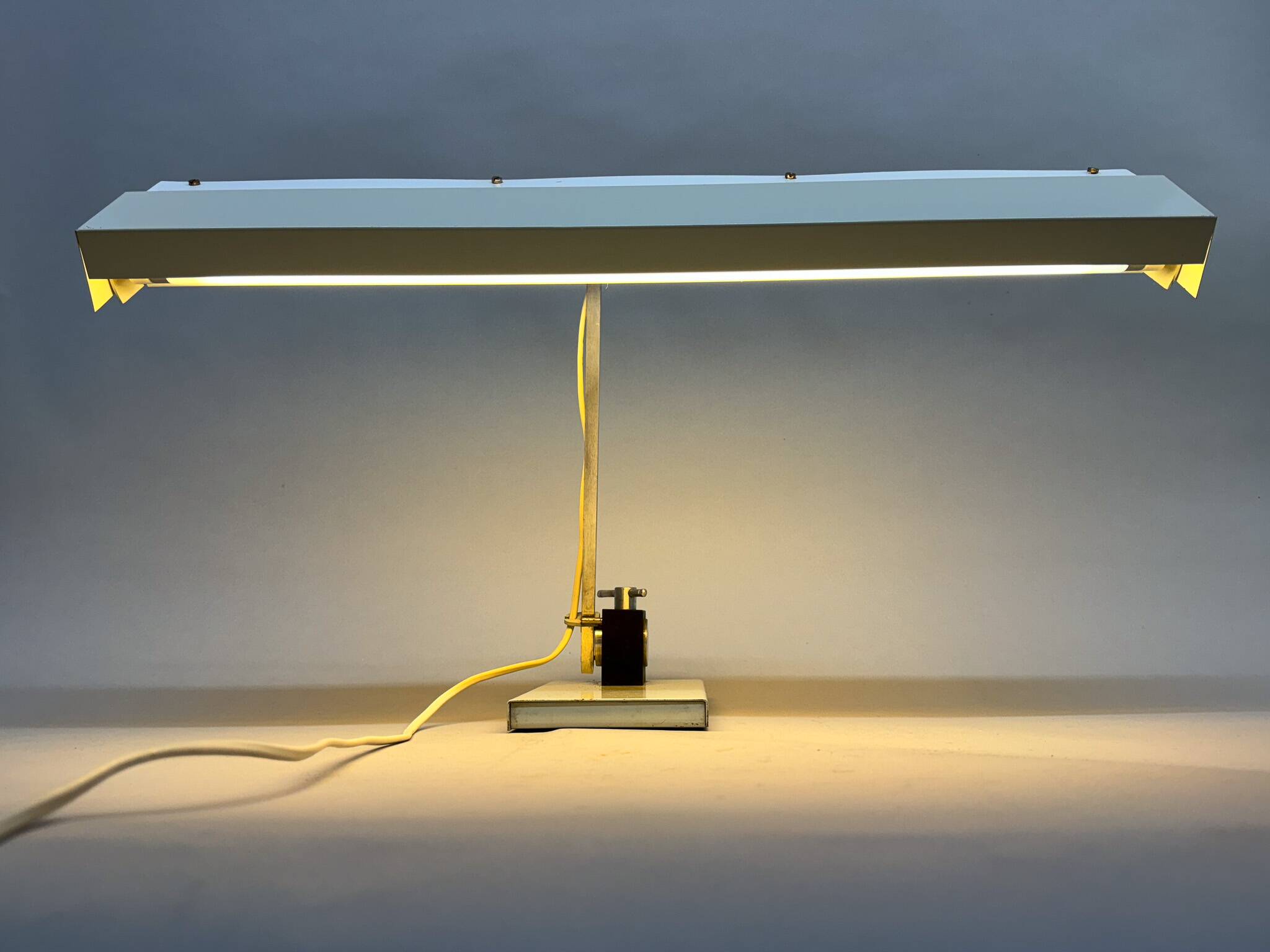Space Age Metal Desk Lamp by Klaus Musinowski for VEB Dresden, Germany