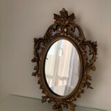 Miroir doré 19x30cm