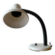 Vintage white and black metal desk lamp