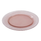 Oval pink plate Arcoroc Rosaline
