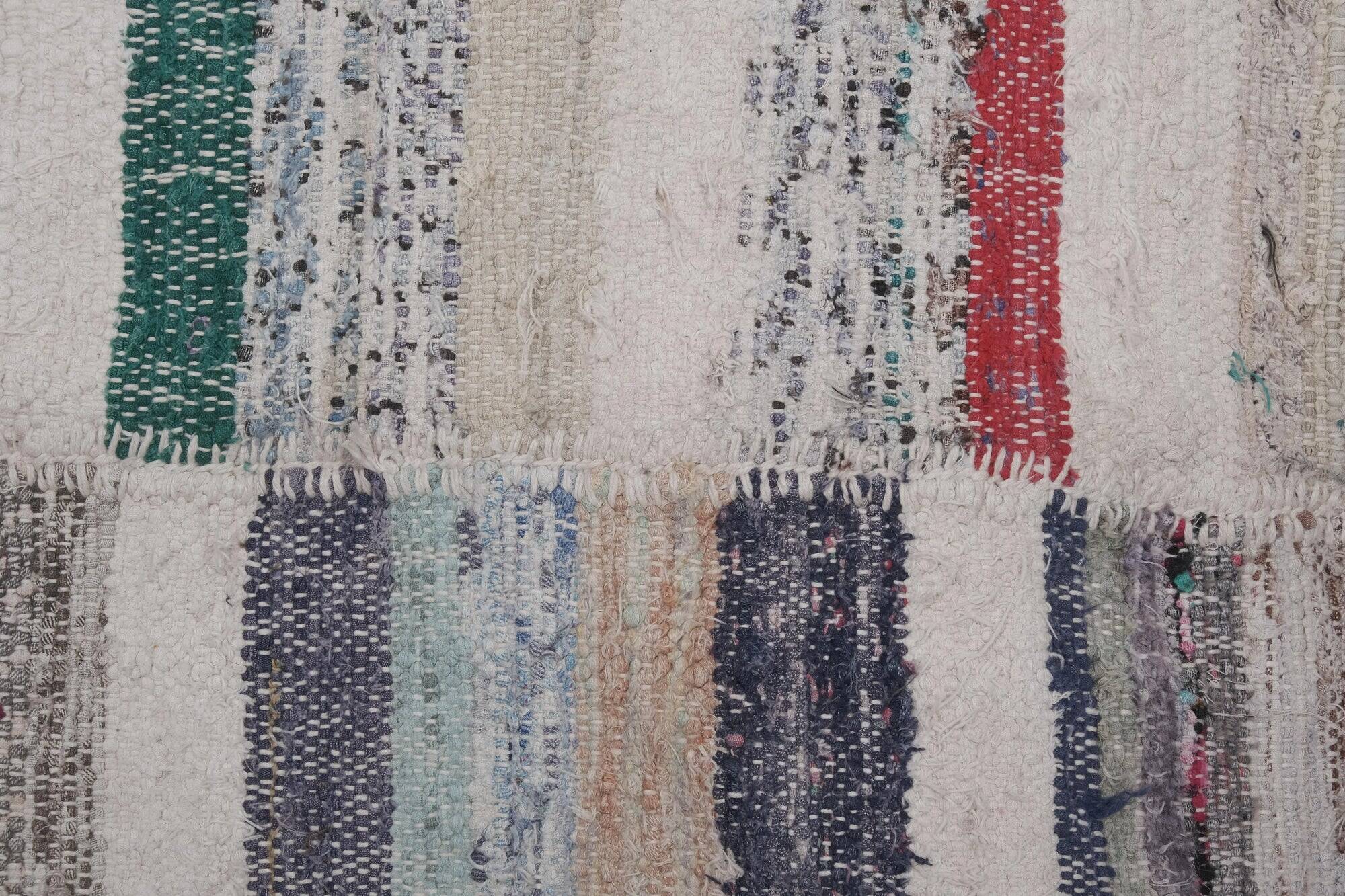 Vintage Turkish hallway rug 246x317 cm