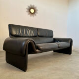 Sofa DESEDE DS-2011 2/3 seater vintage leather design of the 80s