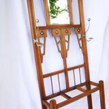 Art deco cloakroom coat rack