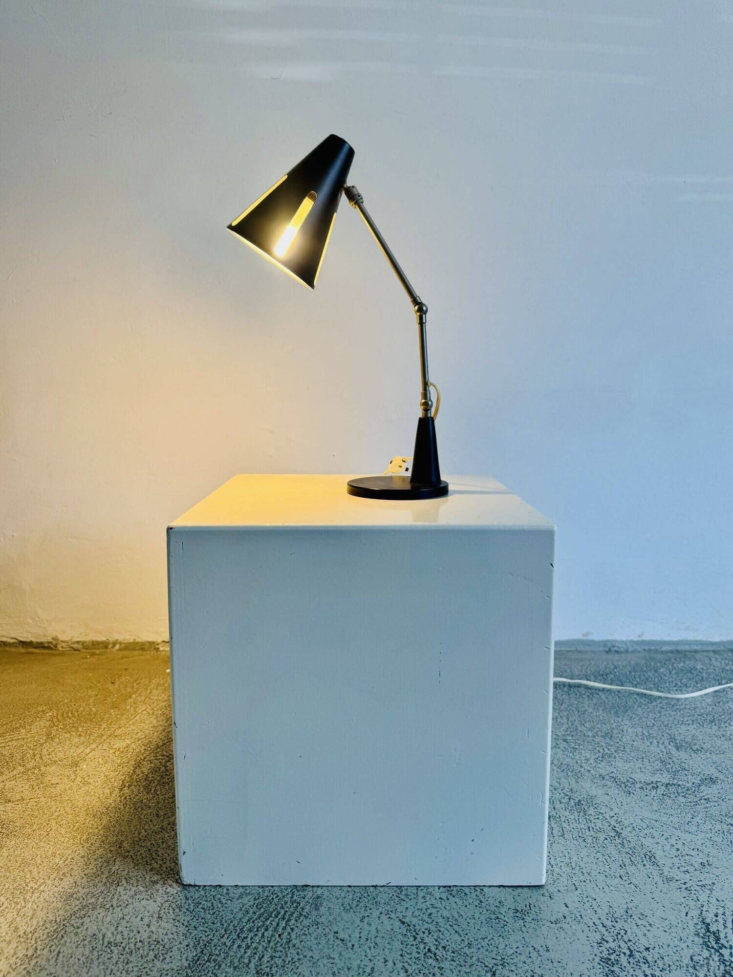 Sun Series (Zonneserie) Desk Lamp By H. Busquet For Hala Zeist, The Netherlands 1950S