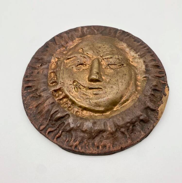 Bronze Sun 6 / wall sculpture, 1950s