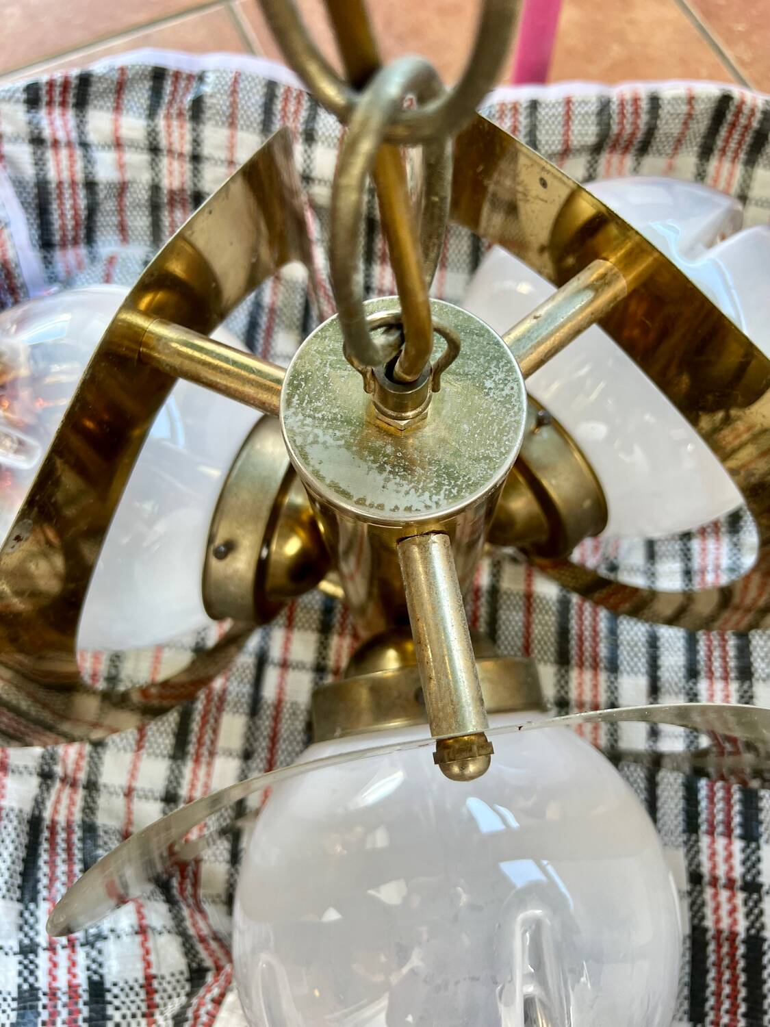 Murano glass chandelier by Mazzega - 1970