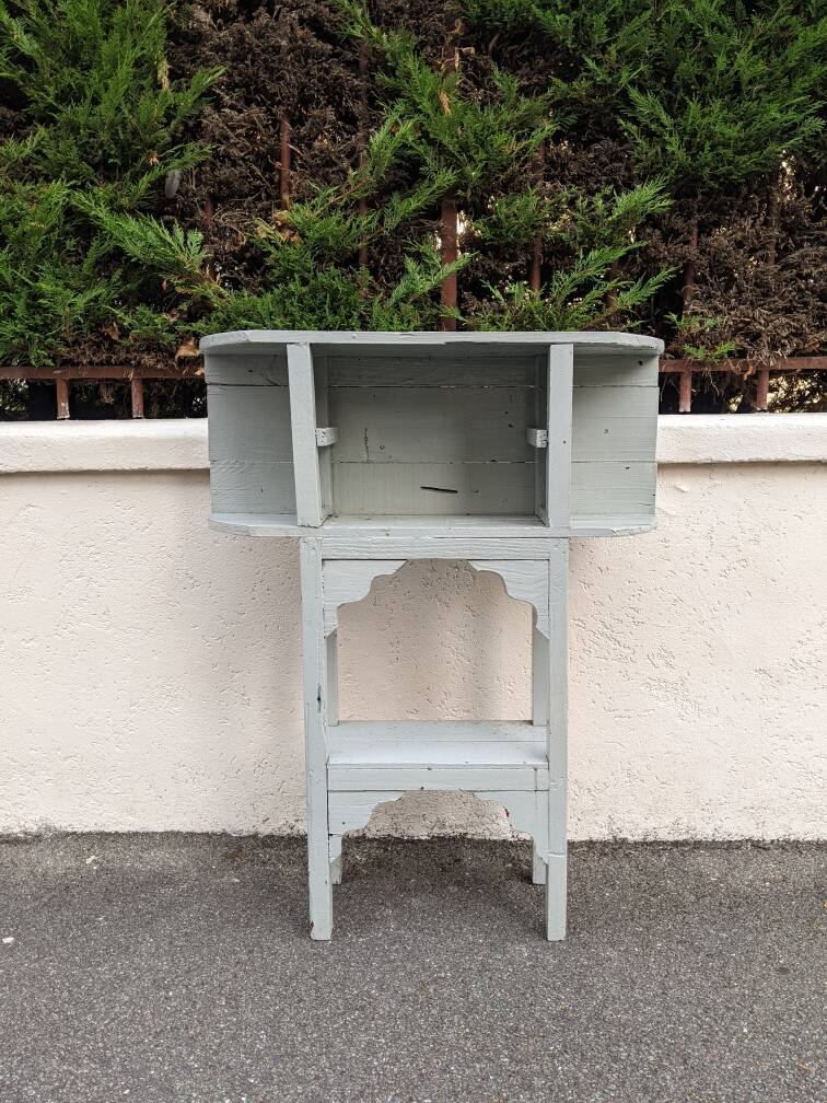 Antique console table, bohemian country decor, handmade farmhouse