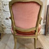 Paire de fauteuils cabriolet Louis XV