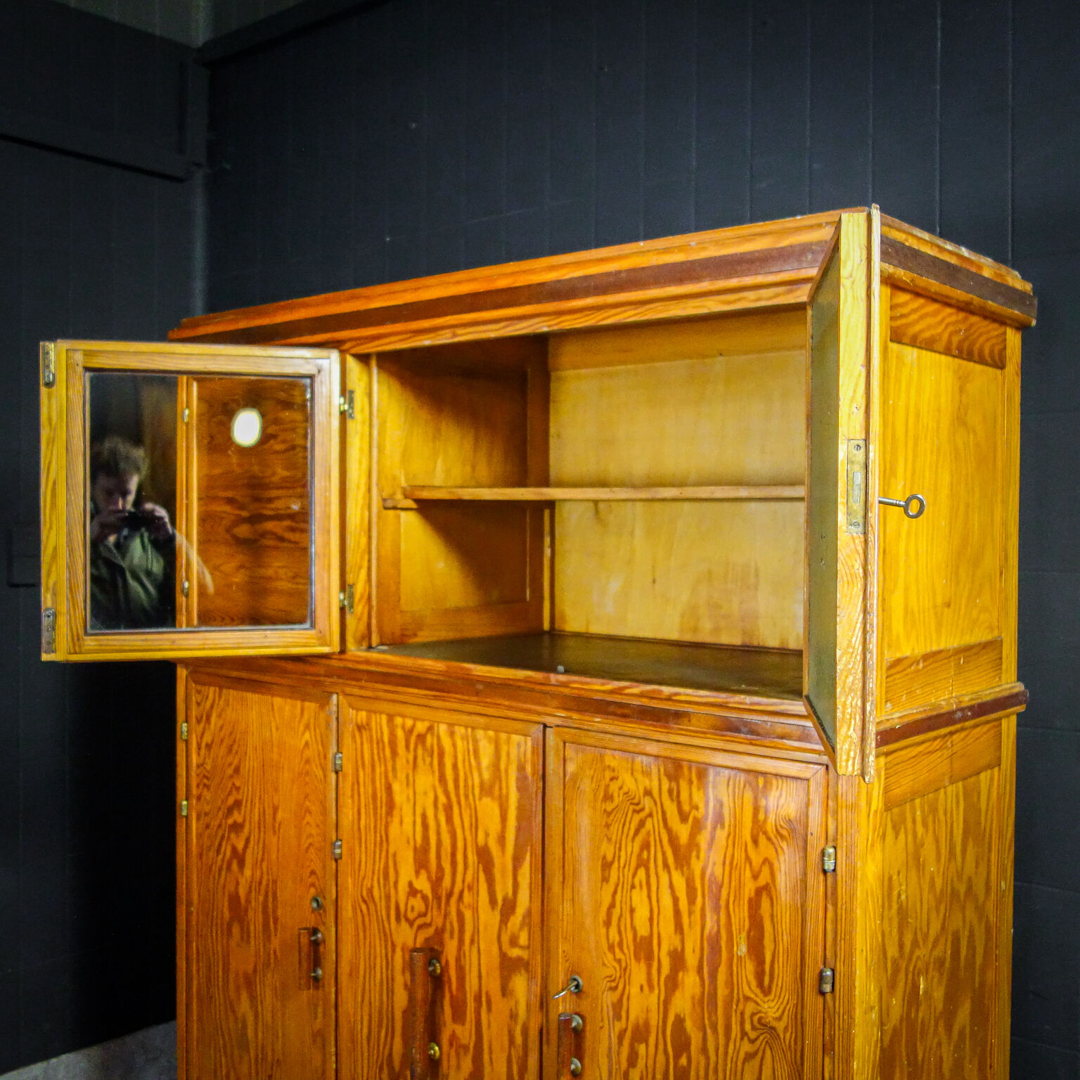 Armoire de cuisine vintage années 1950