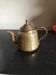 Golden Turkish bronze oriental teapot