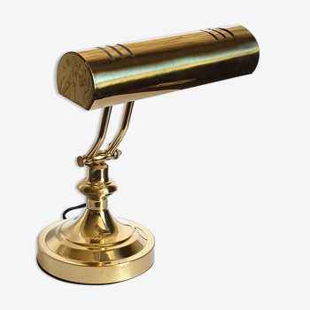 Brass notary or banker's lamp