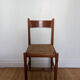 Chaise ancienne bois et corde