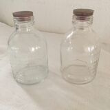 Two graduate former d apothecary bottles