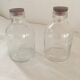 Two graduate former d apothecary bottles