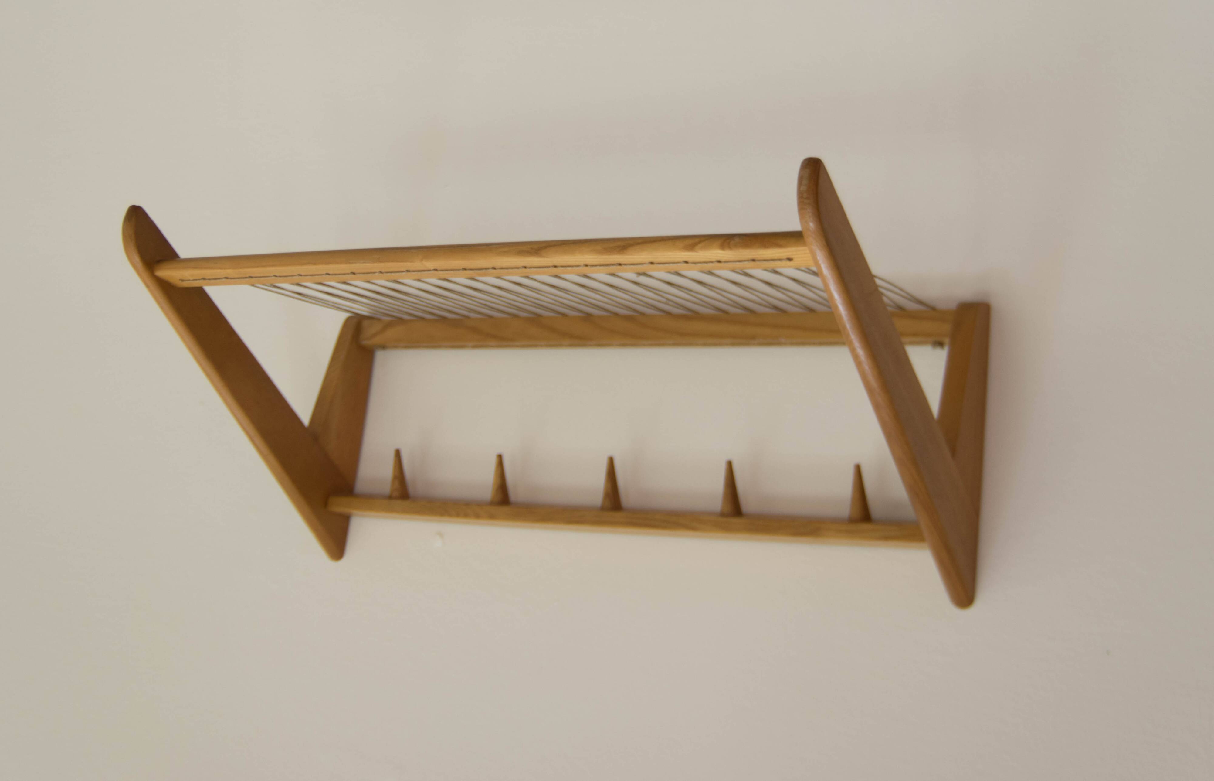Wooden Wall Hanger by ULUV, 1970s