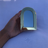 Brass wall mirror