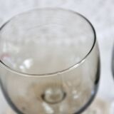 Ensemble de 4 verres sur pied Luminarc en verre fumé