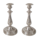 Pair of old candlesticks silver metal Christopfle