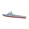 Model warship's