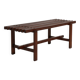 Slat bench in fine wood, 1970s