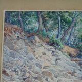 Emile goussery (1867-1941) "the settons" watercolor signed and dated 1934