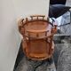 Vintage solid wood trolley on wheels