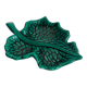 Vallauris green leaf slip bowl