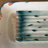 Faience asparagus dish - Digoin