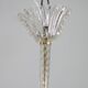 Charming Ercole Barovier Art Deco Chandelier, 'Bullicante' Glass Murano, 1940s
