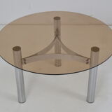 Design Chrome Coffee/Side Table, Czechoslovakia,circa 1980’s.