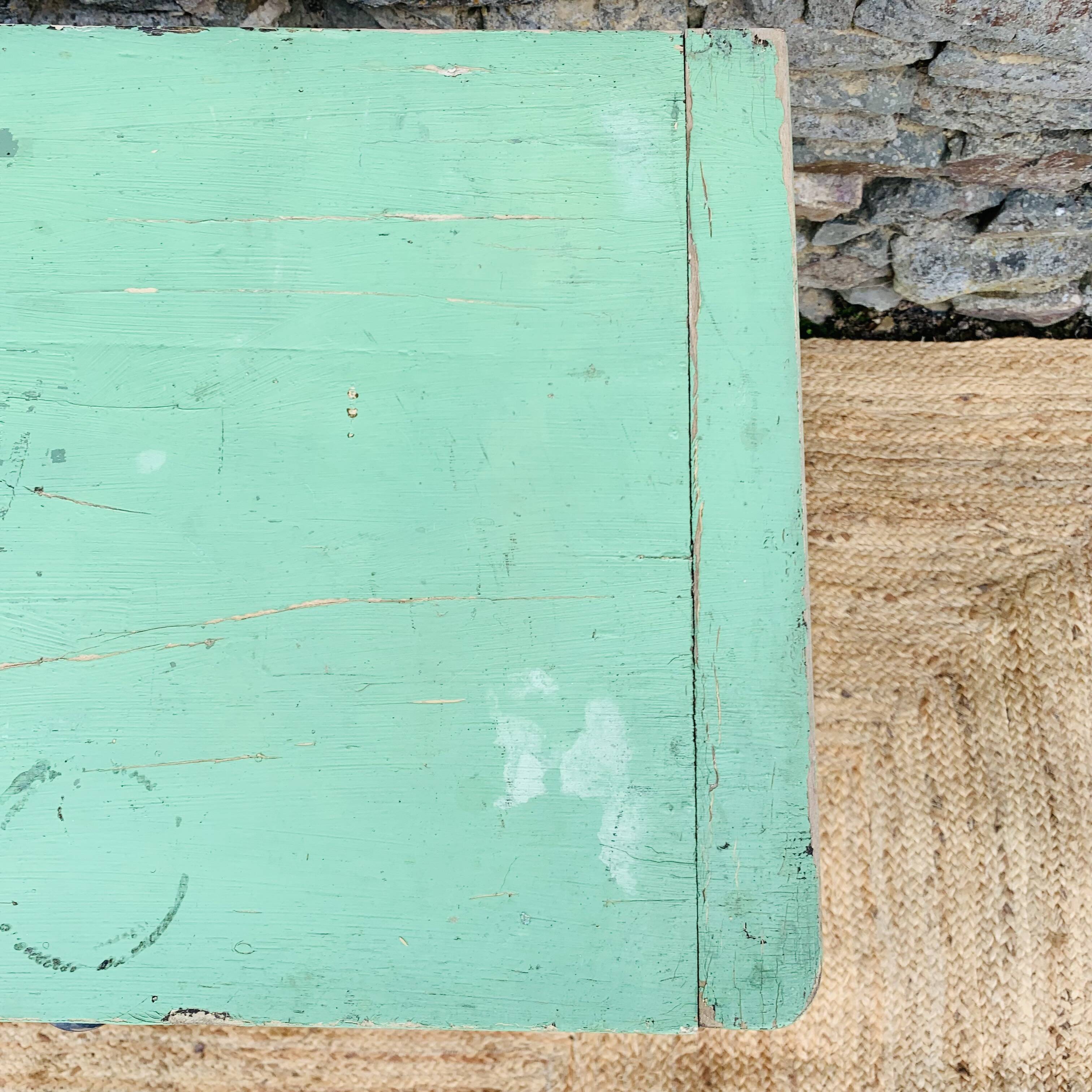 Green and white Parisian buffet