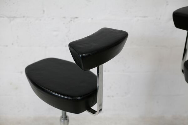 Paire de tabourets hauts de Georges Nelson, Vitra, 2001