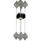 1960s 197070s Tulip Chandelier by J.T. Kalmar for Kalmar Austria