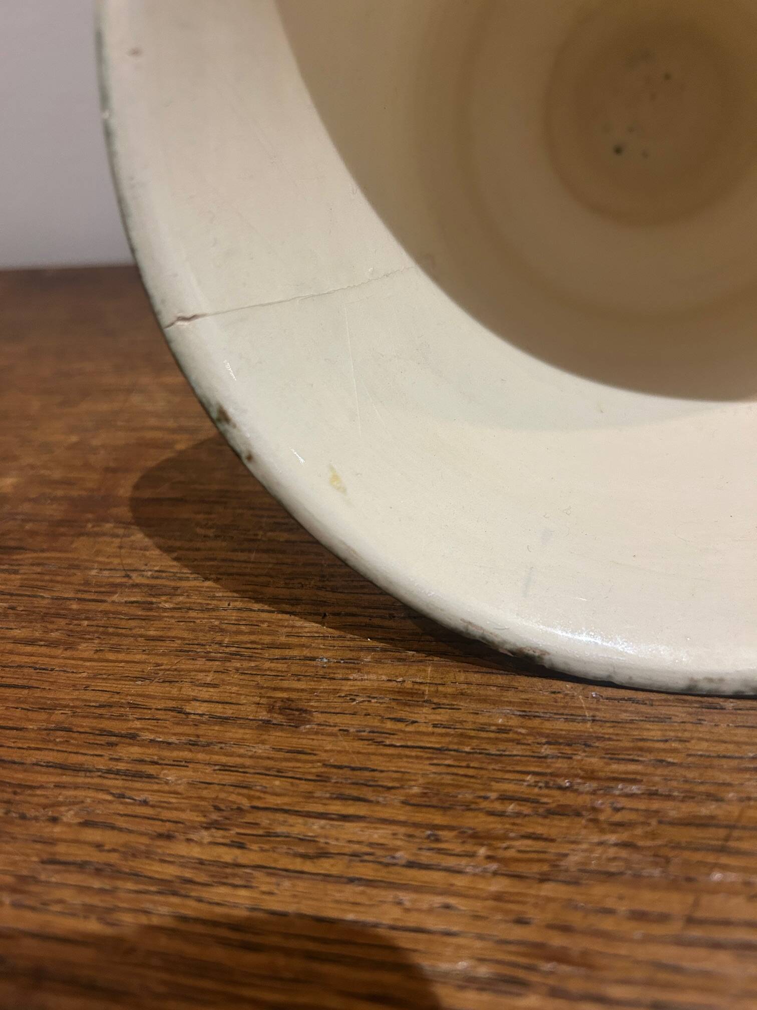 1950s black and white vase