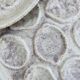 Vintage stoneware oyster plates