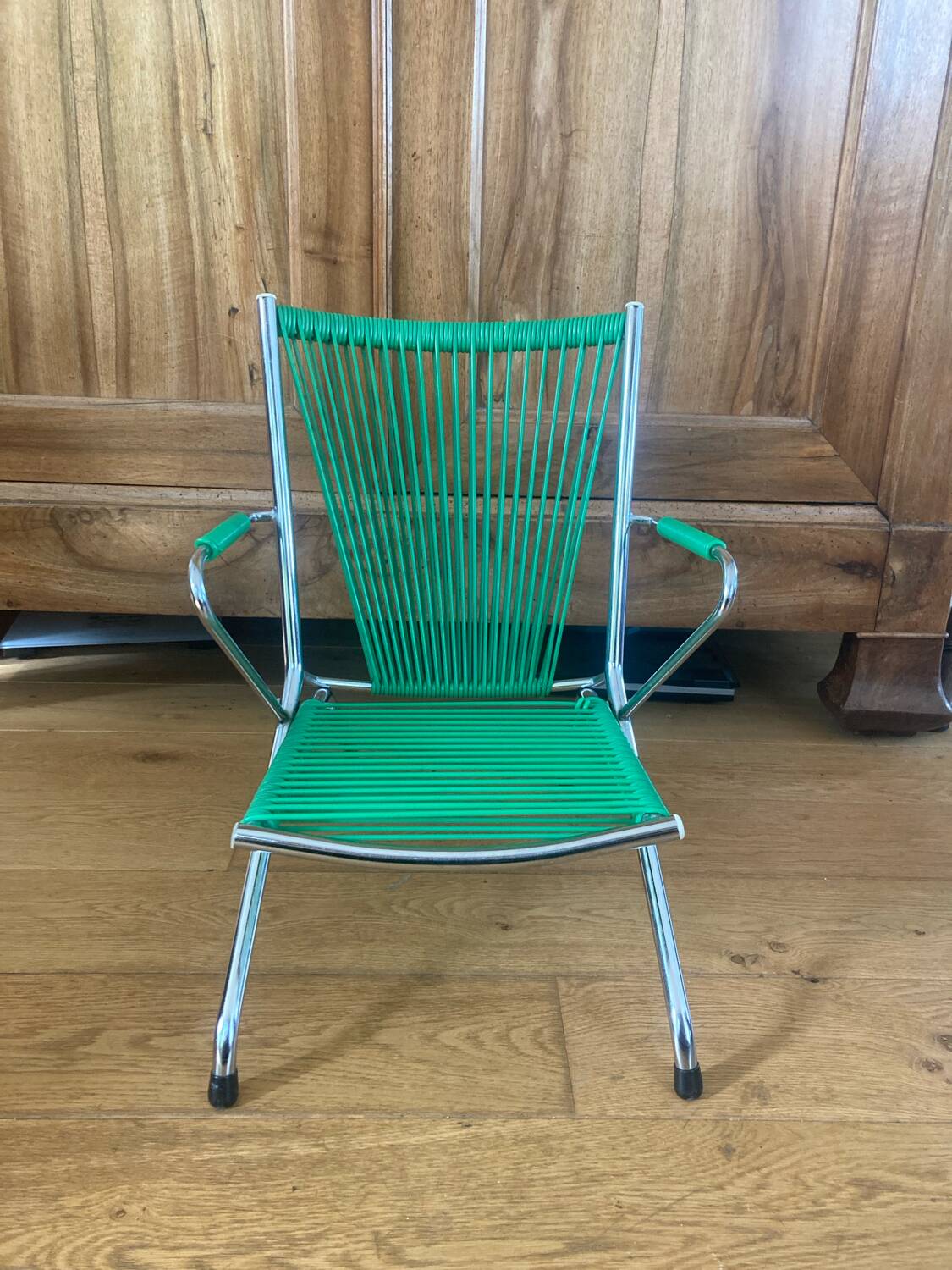 Fauteuil Scoubidou pliant pour enfant, années 1960