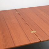 Table à manger extensible des années 60 en teck