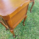 Louis XV style bedside table in cherry wood.