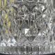 Vase / Bucket with champagne molded glass / vintage