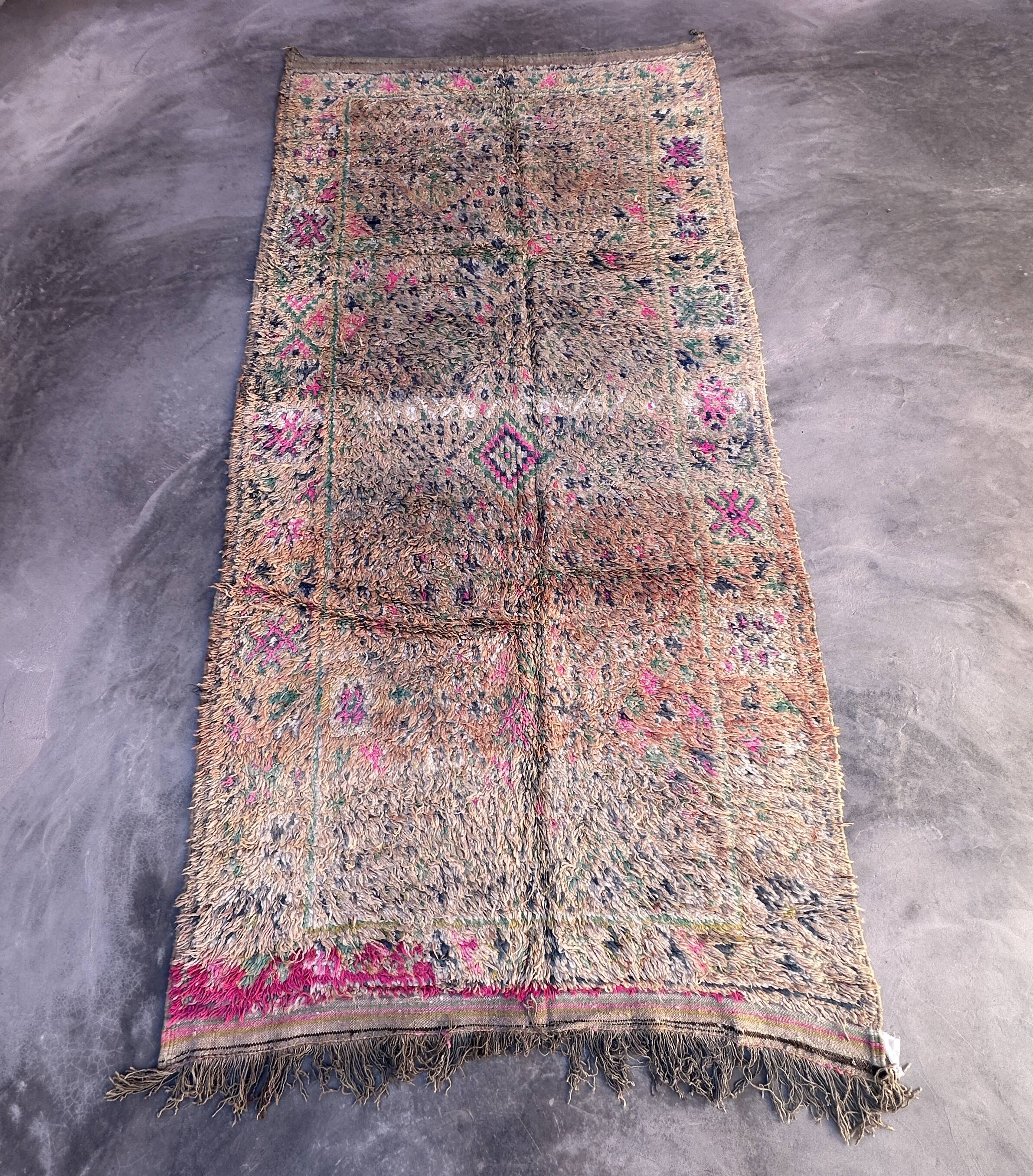 Colorful Zayan Moroccan Rug - 367 x 166 cm