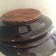 Four decorated ceramic plates