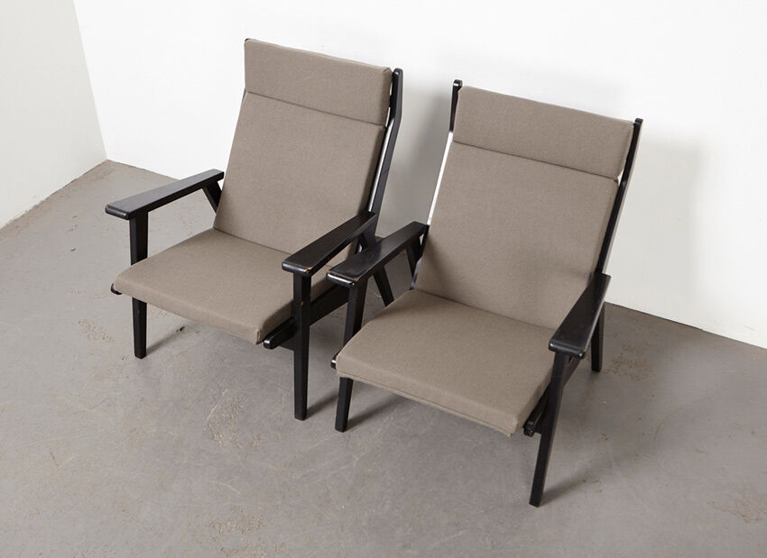 Pair of 1611 armchairs by Rob Parry for Gelderland 1952