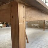 XL farmhouse table in beech and pine 3m