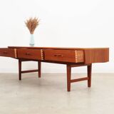 Teak lowboard, Danish design, 1960s, production: Denmark
