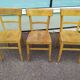 Lot de 12 chaises de bistrot bar bois vintage luterma