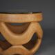 Organic Sculptural hand-crafted Palm Wood Coffee Table, 1970s