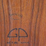 Scandinavian extendable meal table Denmark teak 1960