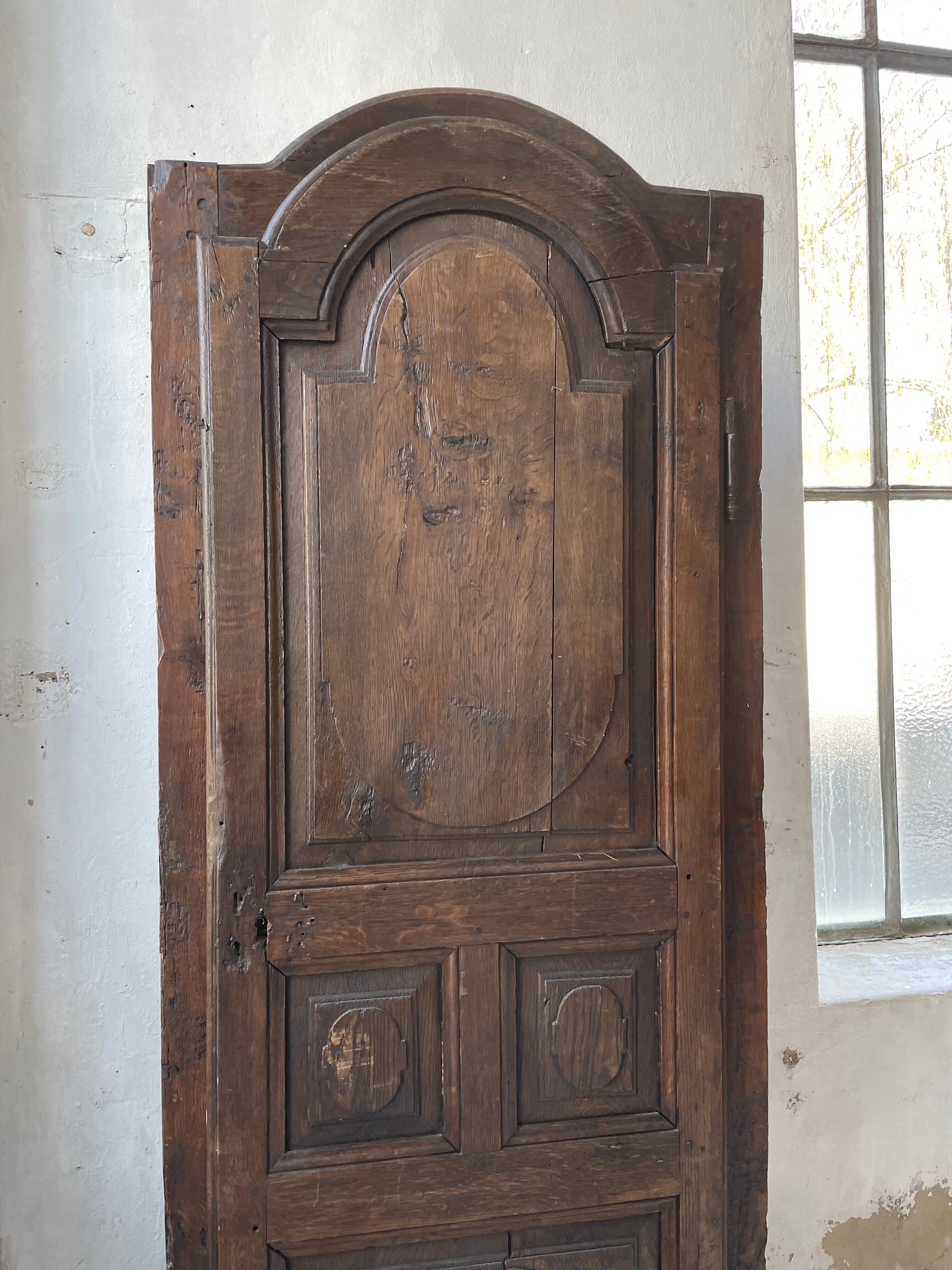 Savoyard solid oak cabinet XVIIIth