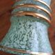 Vase Art Déco façon Clichy Vert